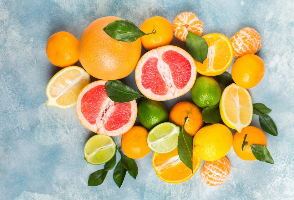 Апельсин, лимон, мандарин, грейпфрут, Цитрон