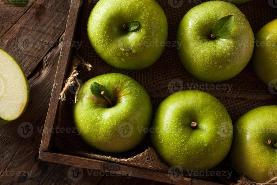 Яблоки зеленые гренни смит