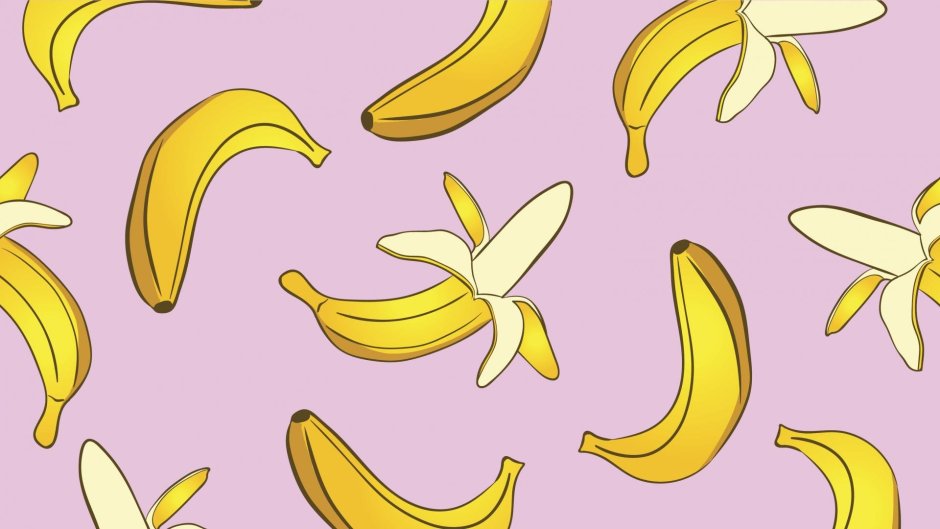 Фон с бананами для фотошопа