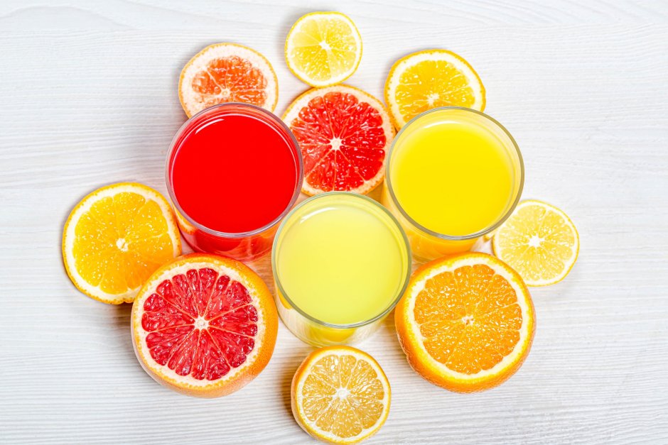Апельсин - грейпфрутовый сок