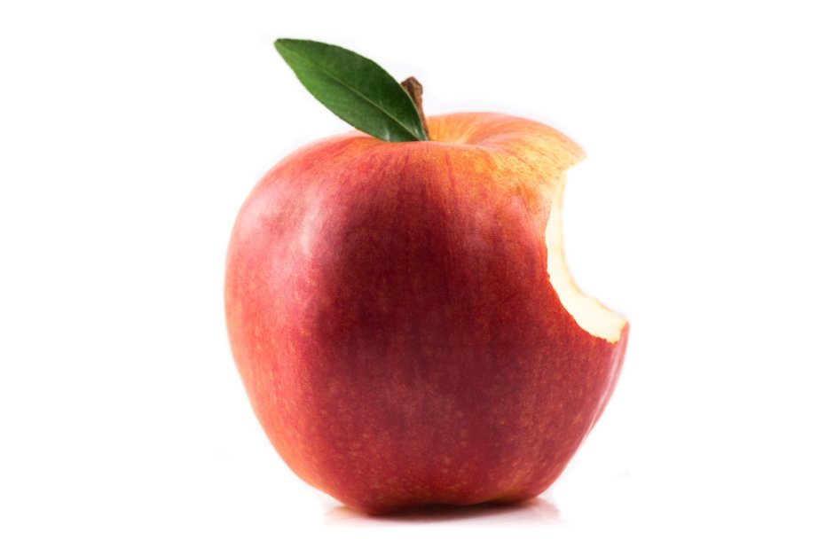 Надкусанное яблоко Apple