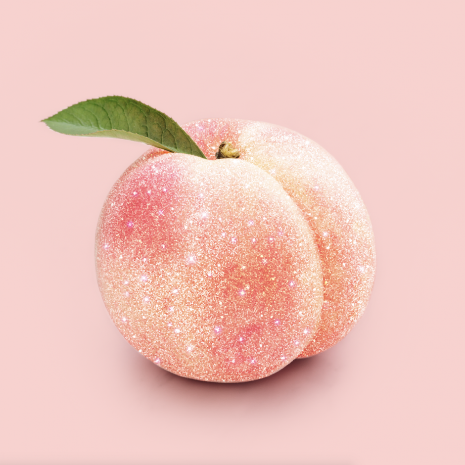 Розовый персик