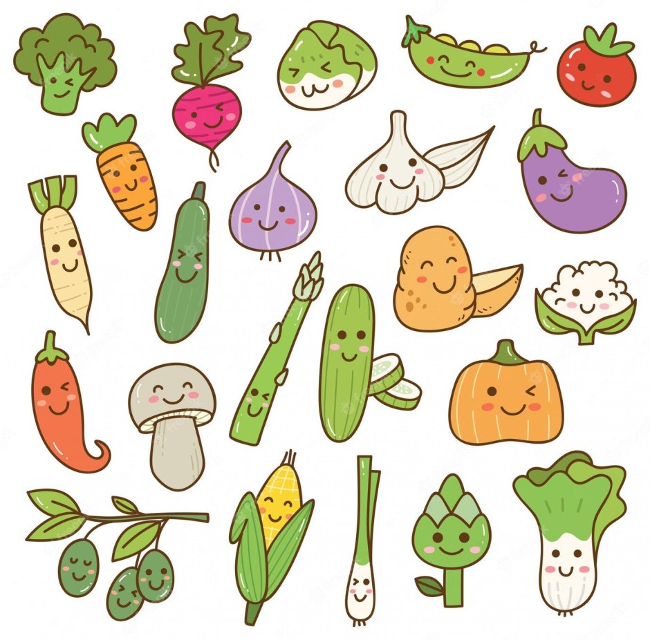 Милые овощи