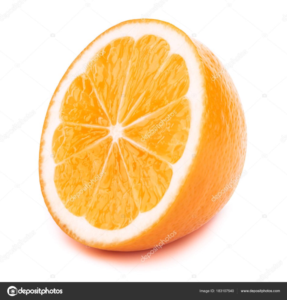 Лимон в разрезе Слайс на белом