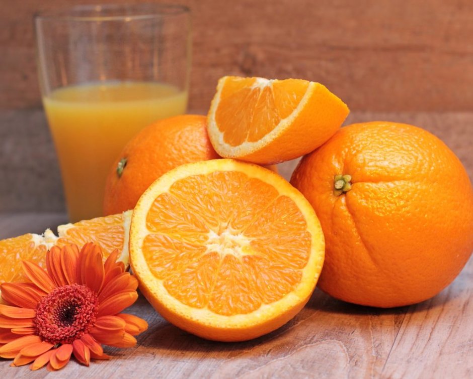 Апельсины красиво