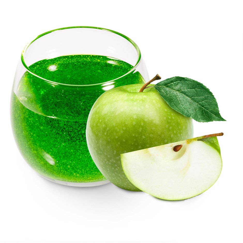 Зеленое яблоко напиток