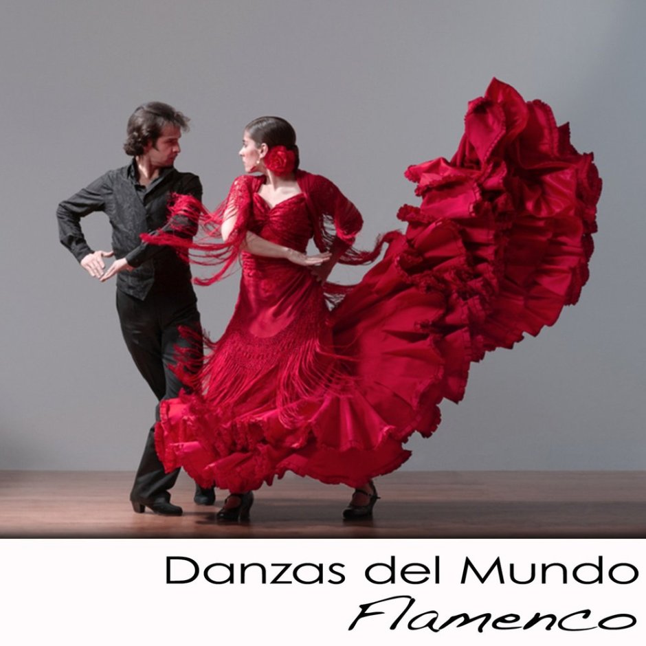 Испанки в танце фламенко