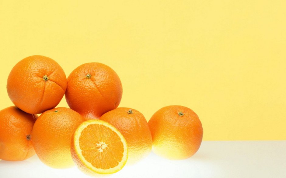 Обои на рабочий стол апельсины