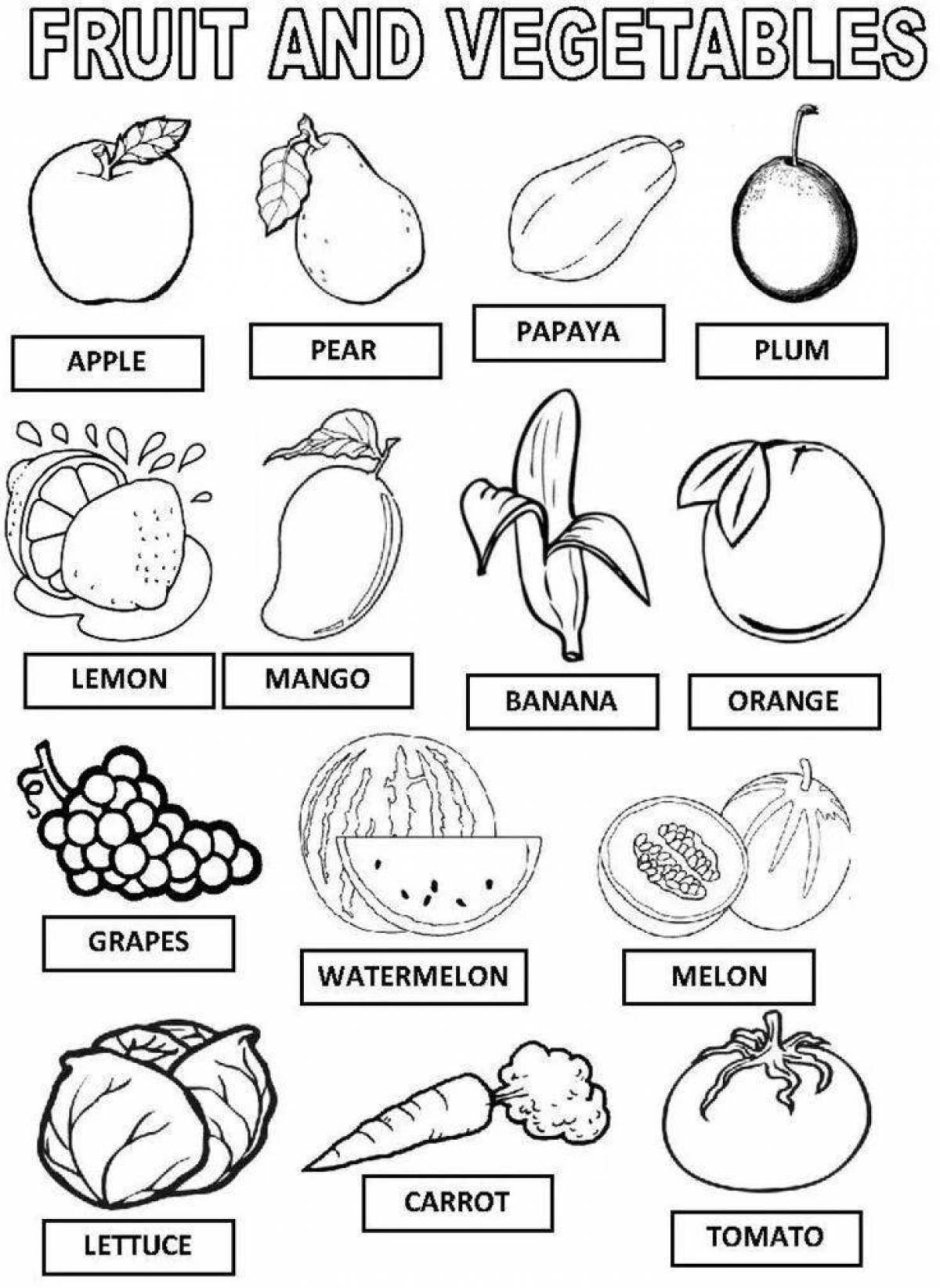 Овощи фрукты задания для дошкольников