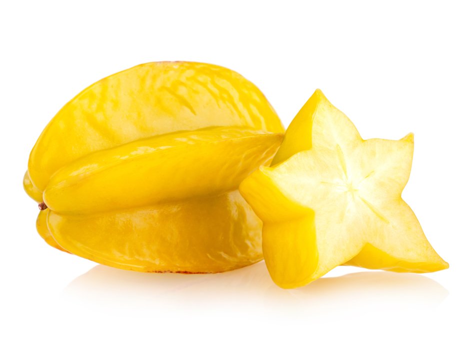 Желтый фрукт звездочкой