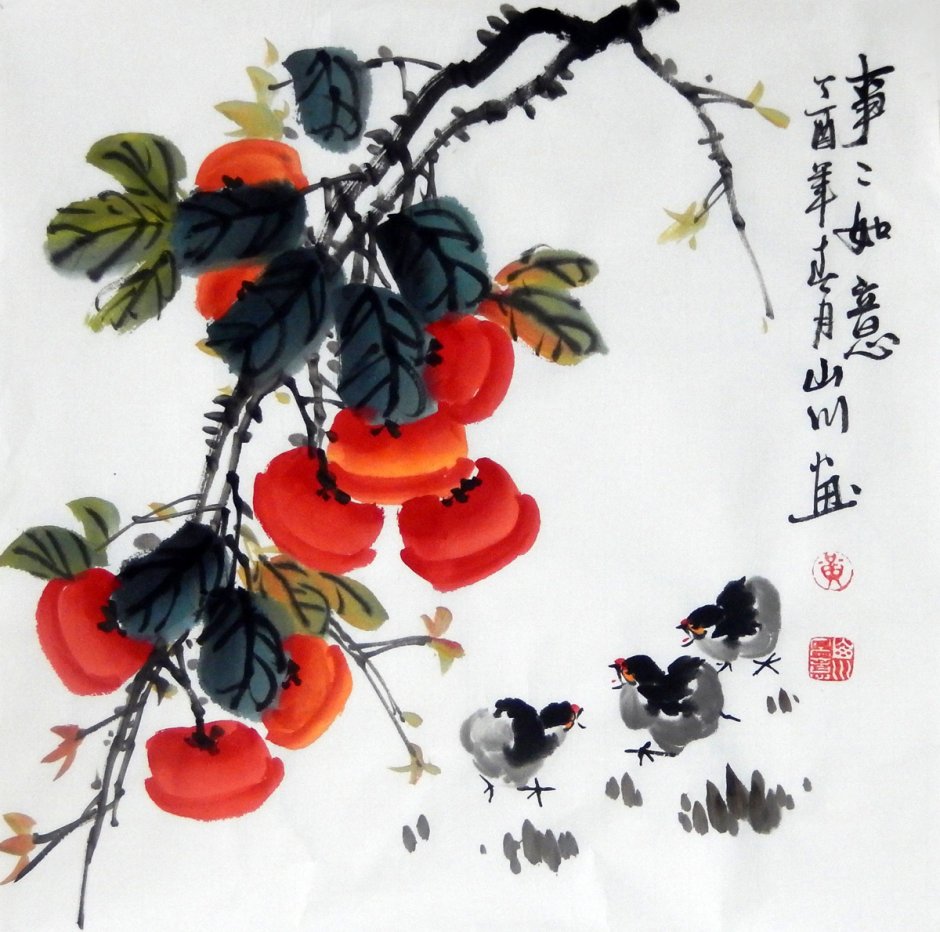 Китайская Национальная живопись гохуа