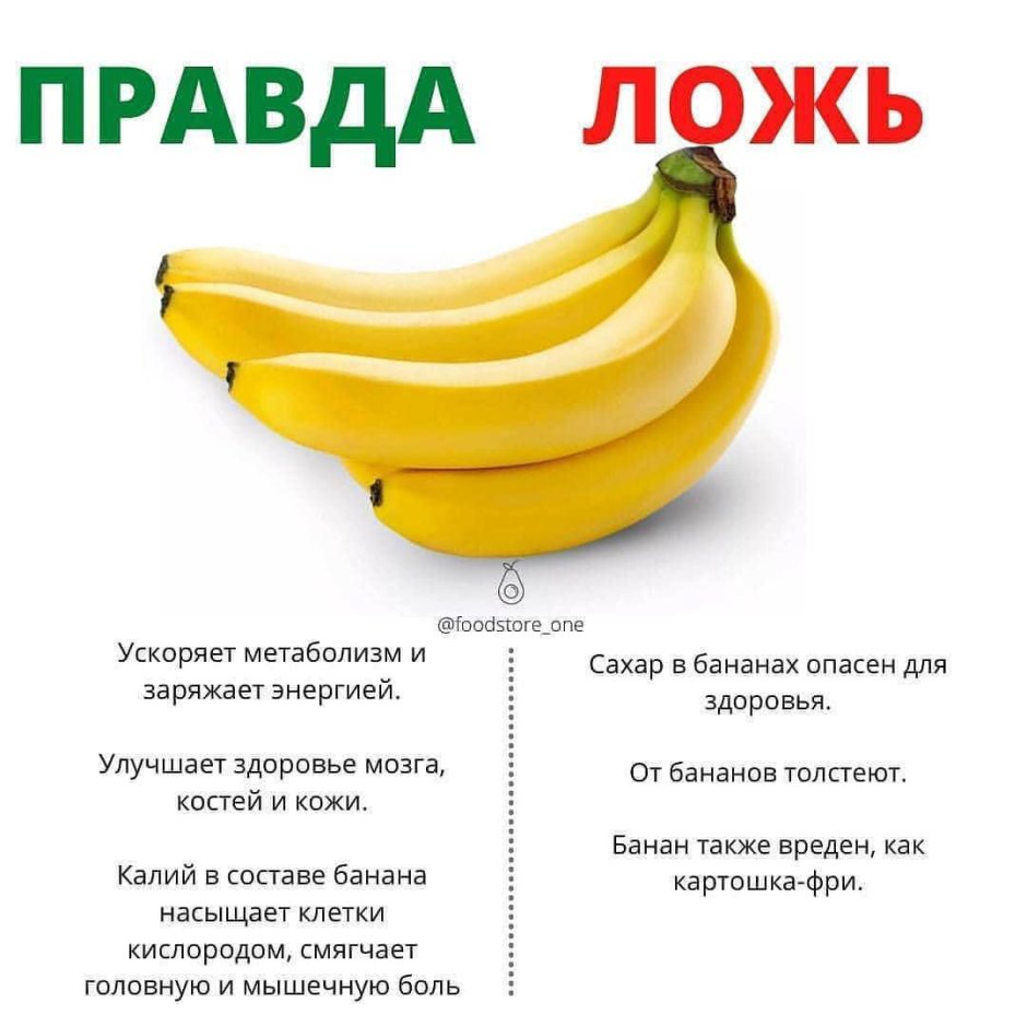 Полезные факты о бананах