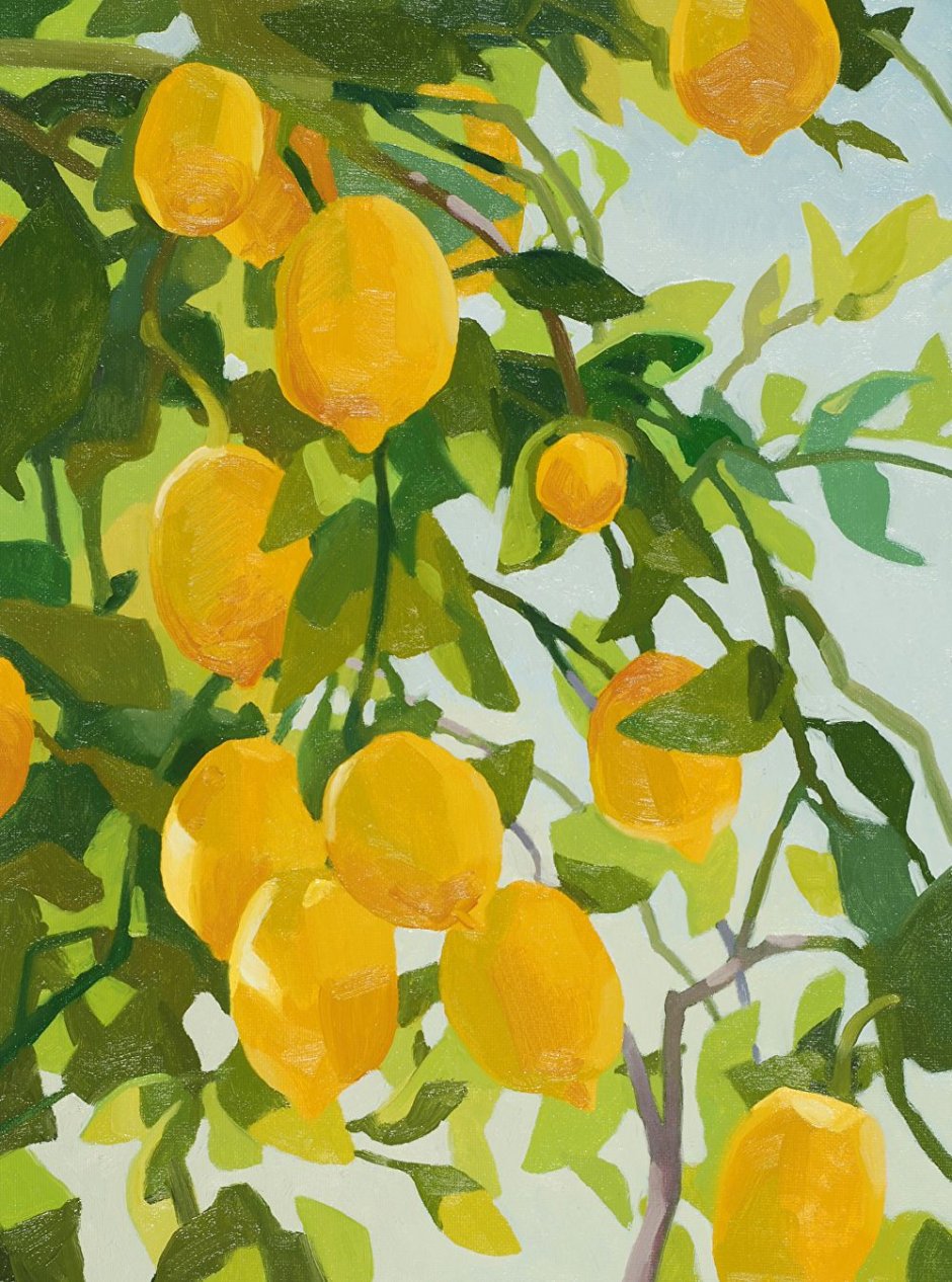 Лимонное дерево картина
