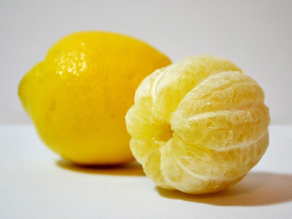 Лимон без кожуры