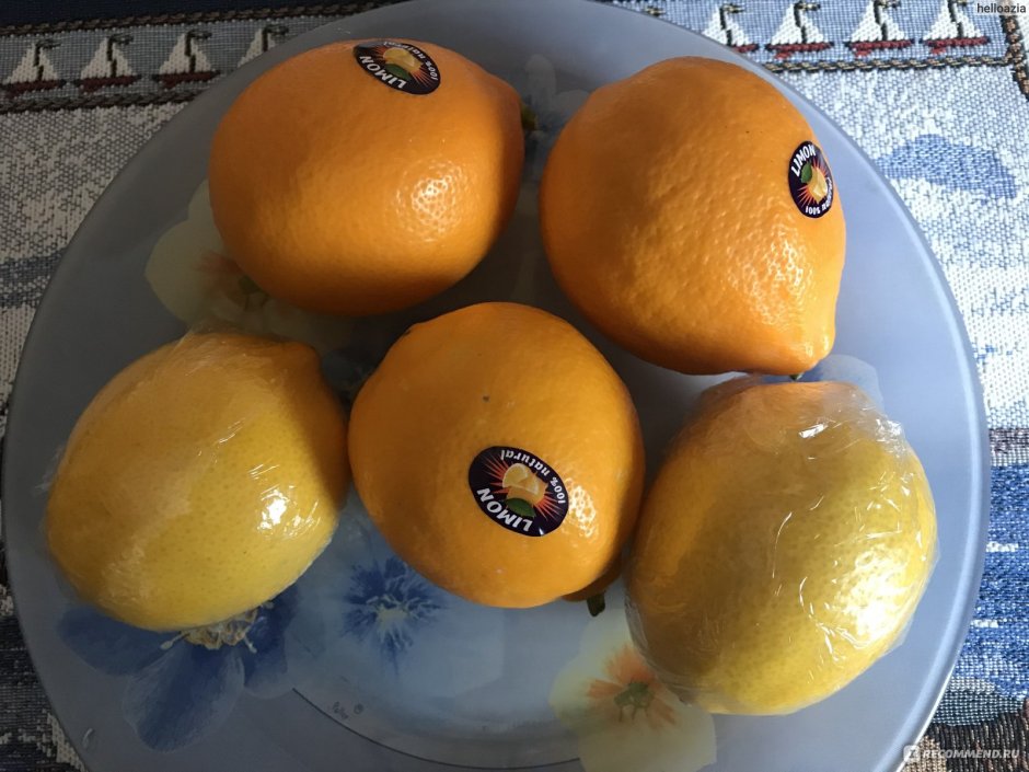 Оранжевый лимон из Узбекистана