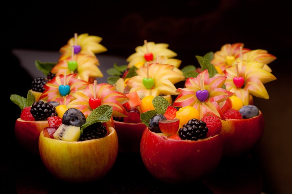 Десерты с экзотическими фруктами