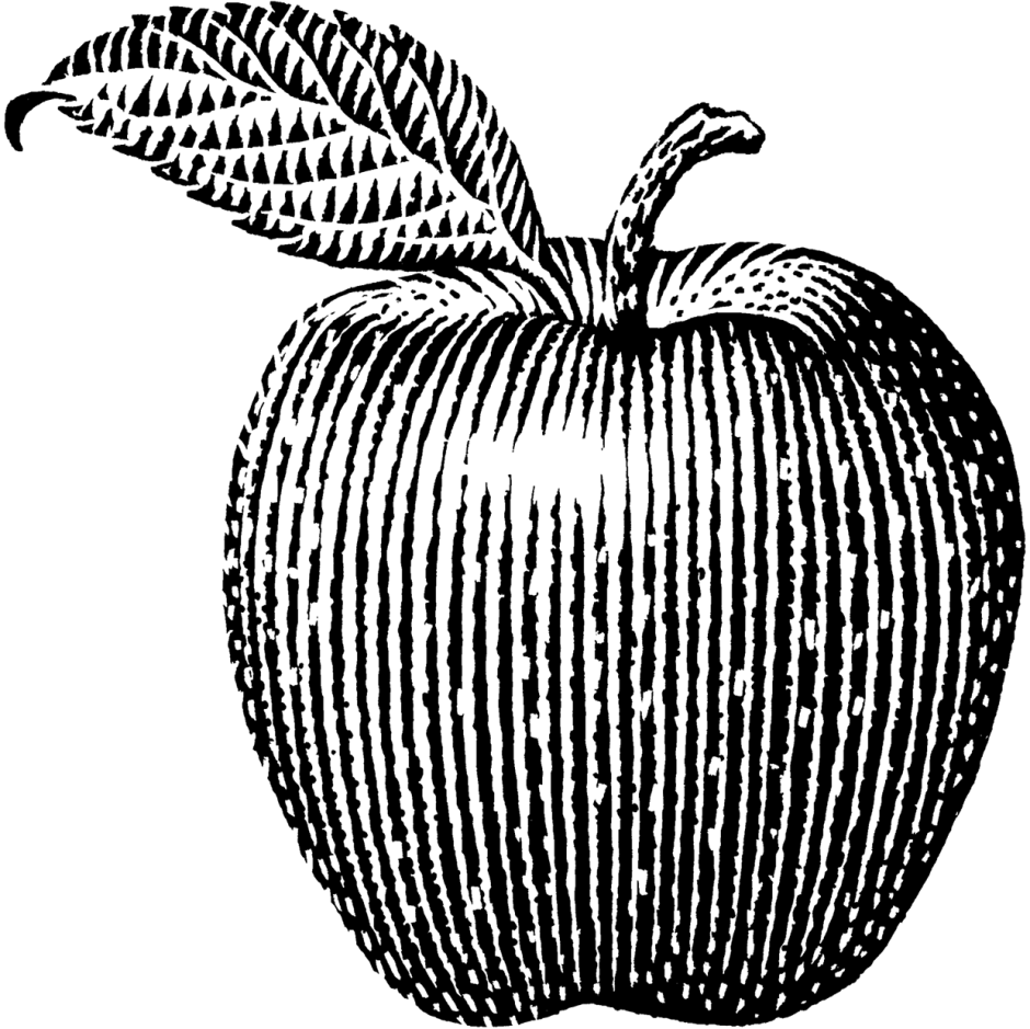Стилизация яблока