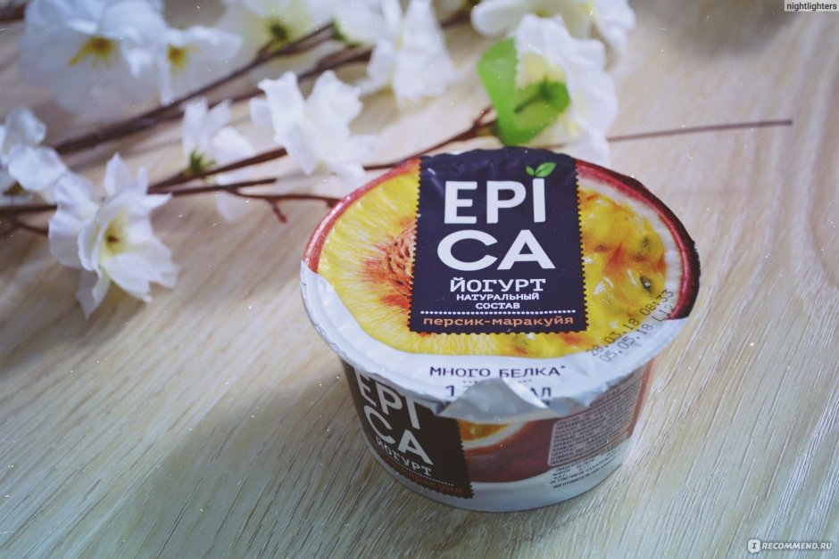 Йогурт Epica персик
